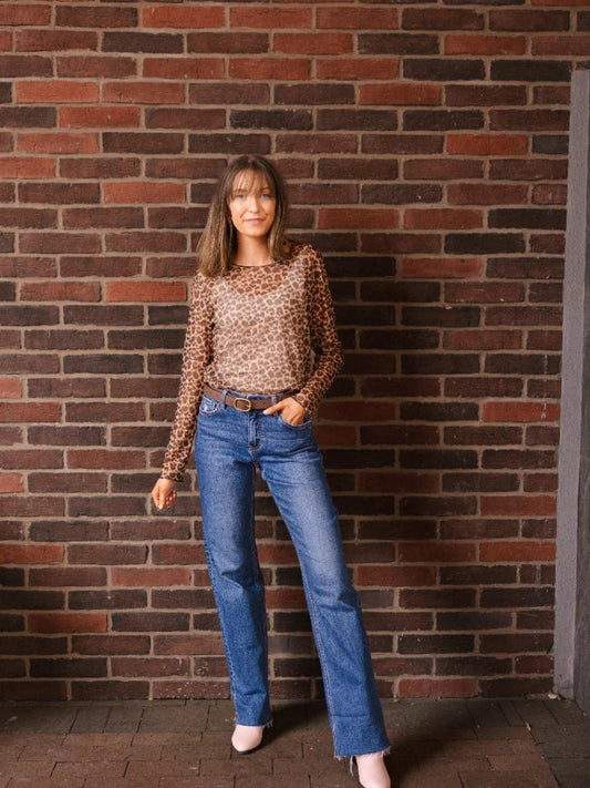 G&E Straight-Leg Jeans, Mid-Wash