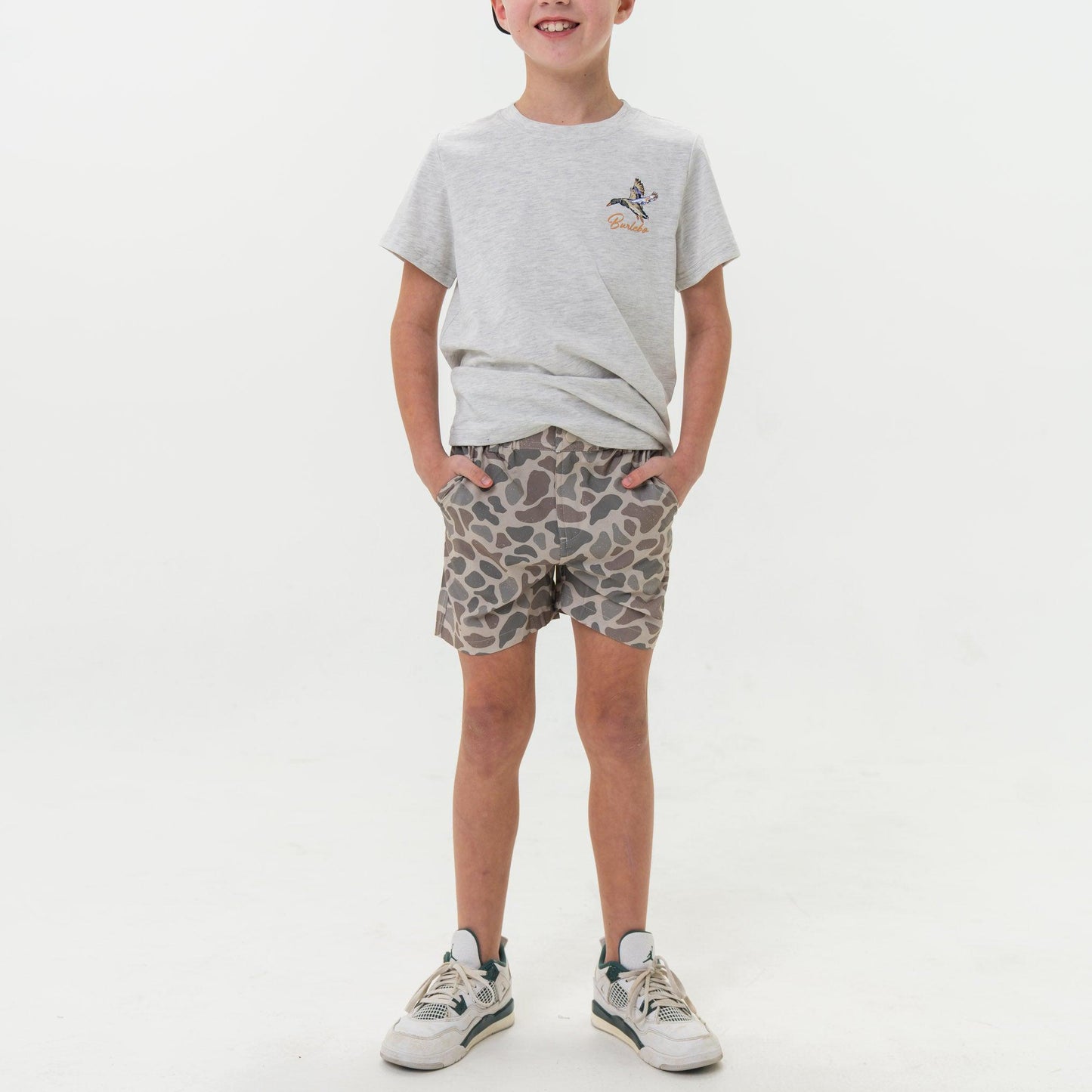 BURLEBO YOUTH EVERYDAY SHORT - CLASSIC DEER CAMO