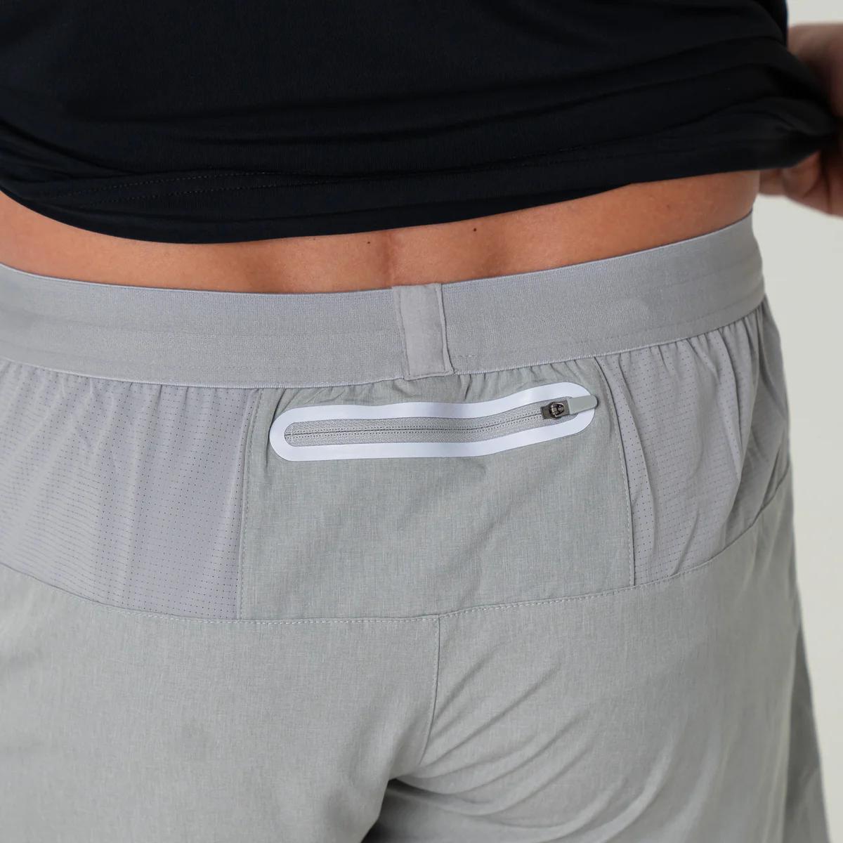 BURLEBO TRAINING SHORT LIGHT GREY