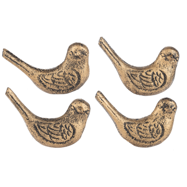 Antique Gold Bird Napkin Ring