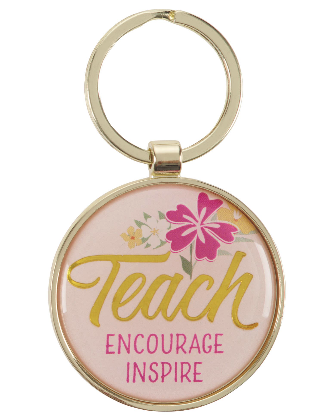 Keychain Teach Encourage Inspire Zeph. 3:17