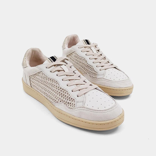 ShuShop Roma Bone Woven Sneaker