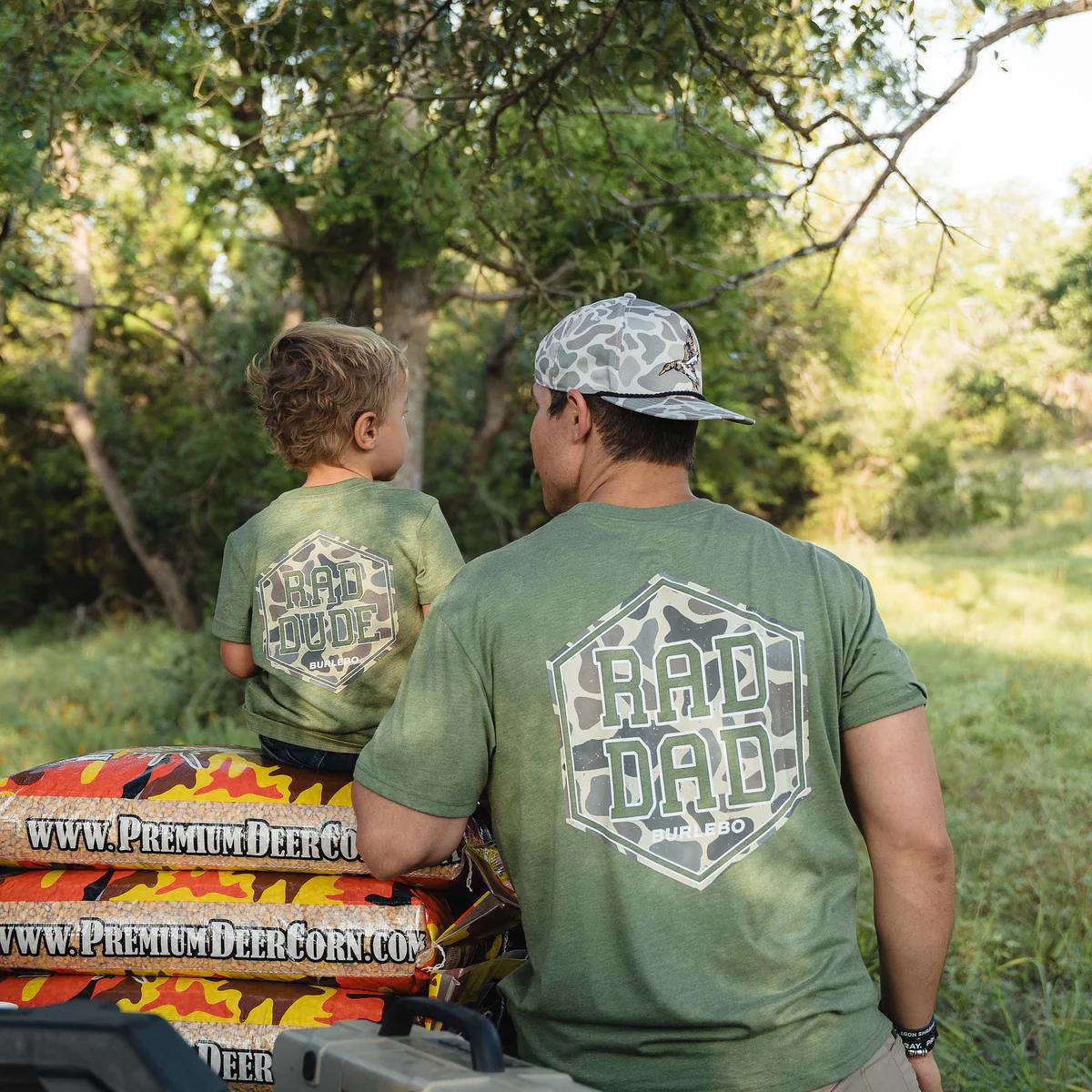 BURLEBO Rad Dad Deer Camo - Heather Olive