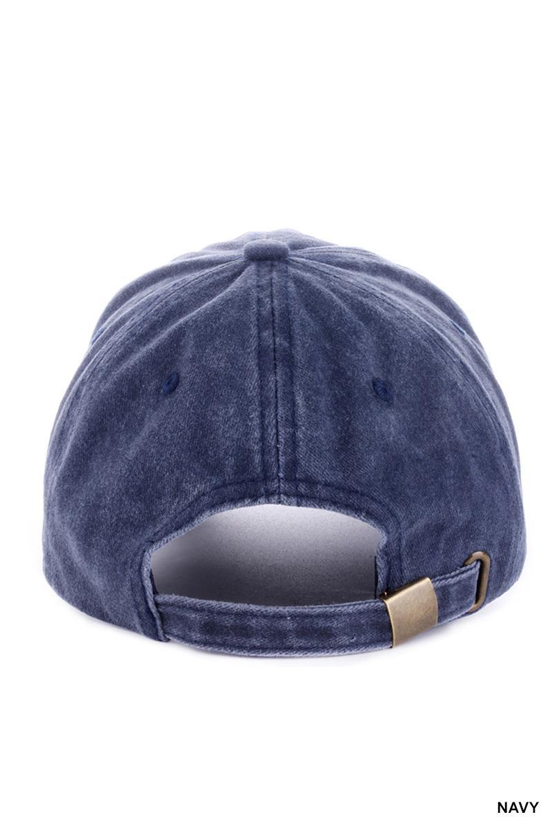 Zenana Vintage Washed Baseball Cap U-719