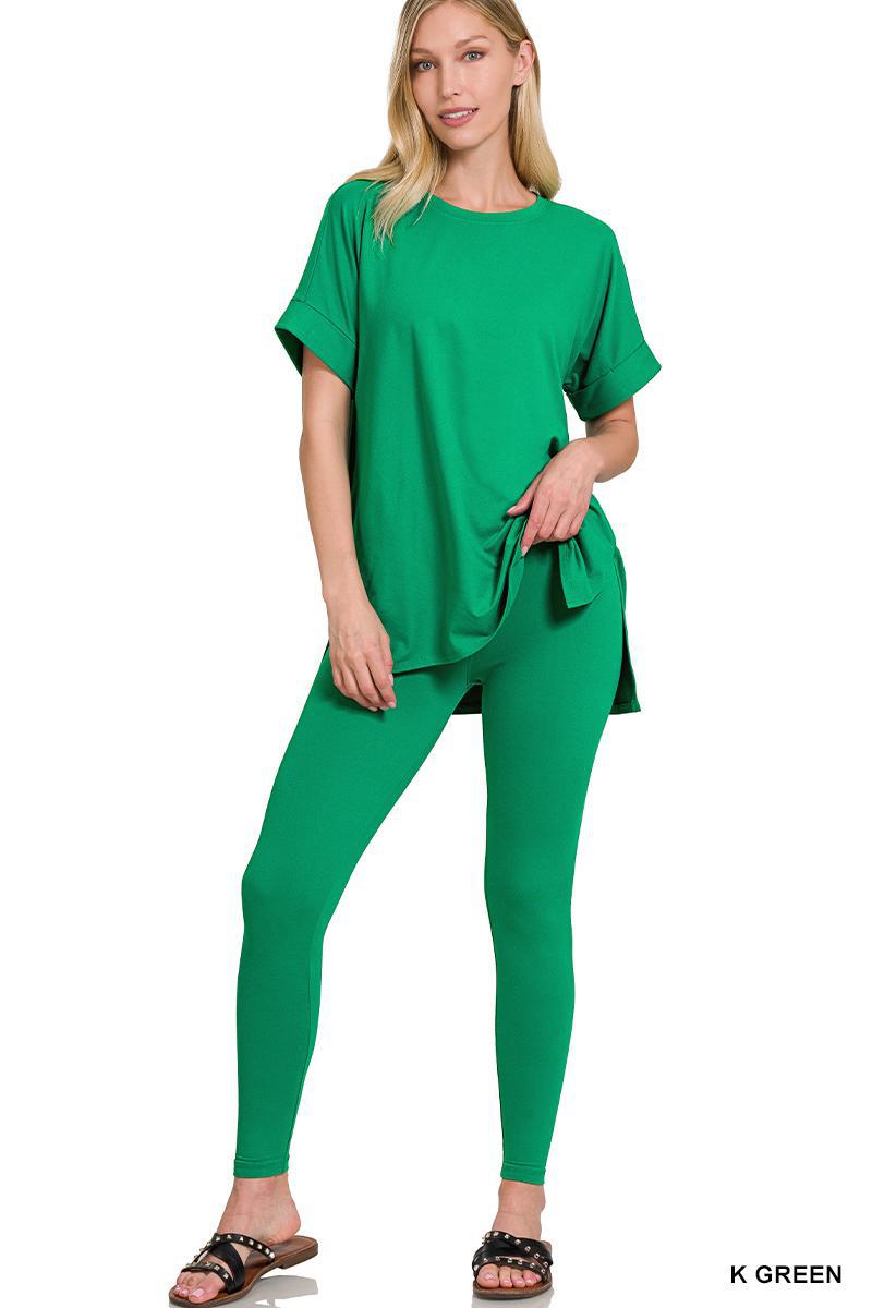 ZENANA 57024 Brushed Microfiber Loungewear Set
