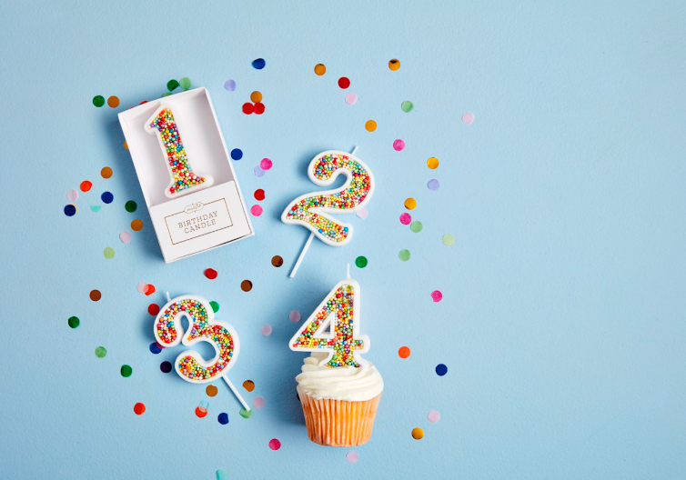 Mud Pie Number Birthday Candles
