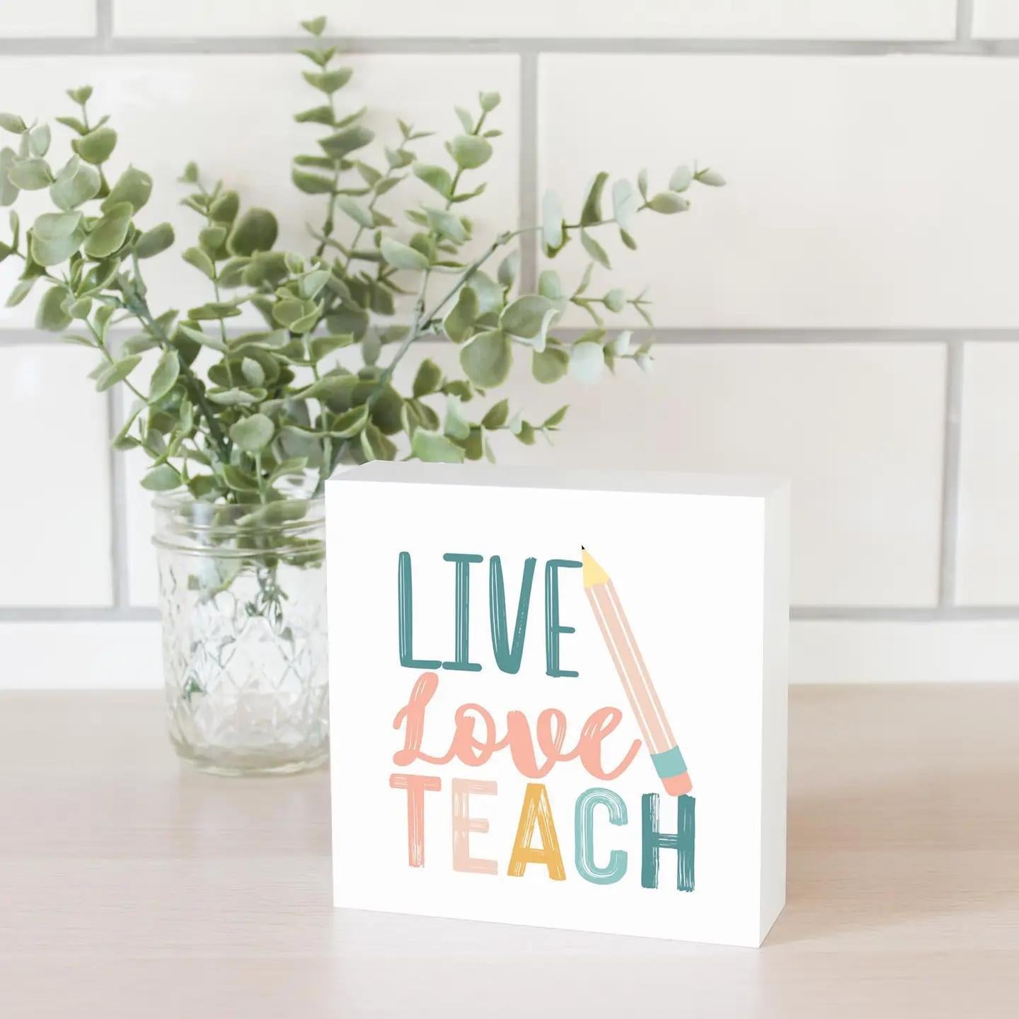 Teacher Box Signs | 5x5