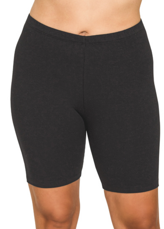 ZENANA 1802XP Plus premium cotton biker shorts