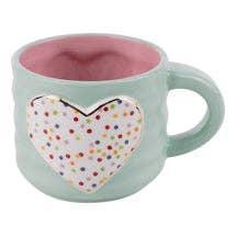 Glory Haus Polka Dot Heart Mug