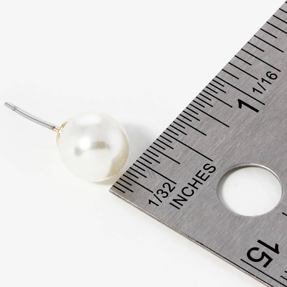 10mm Pearl stud earrings
