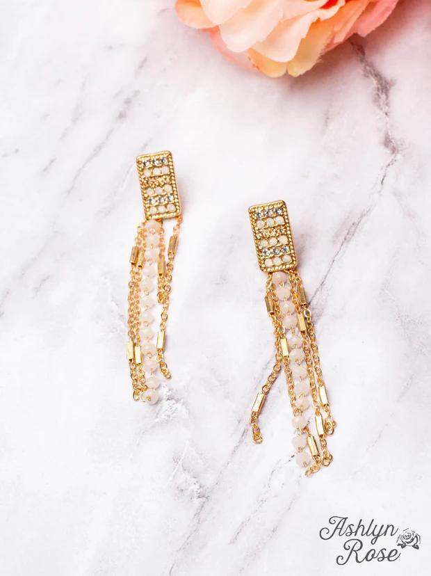 Fringe Earrings - Gold or Silver