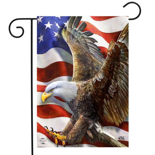 American Freedom Eagle Everyday Garden Flag 18" x 12.5"