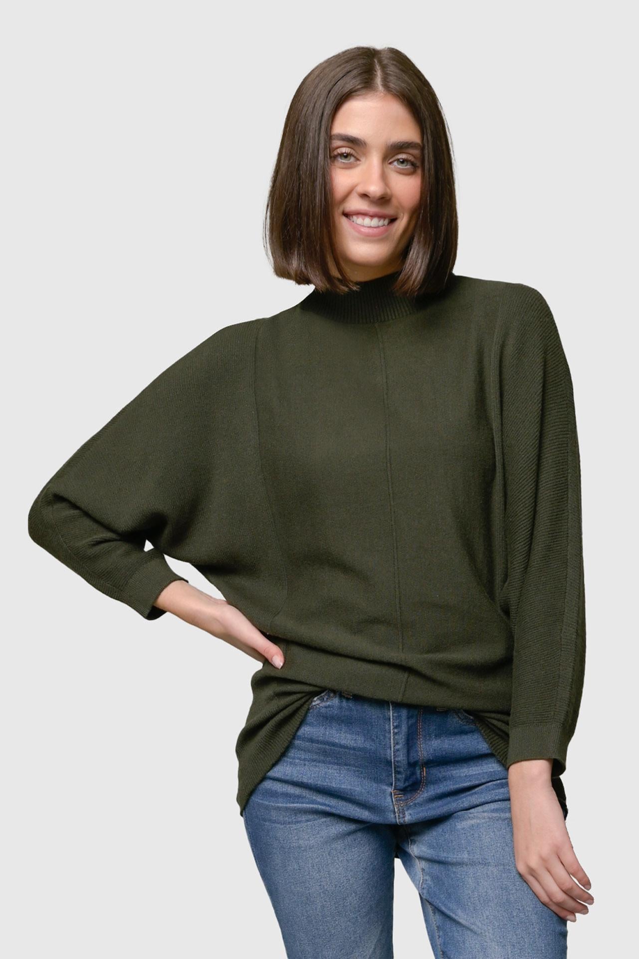 MOCK NECK SWEATER