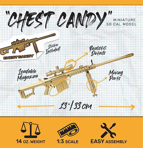 Goat Guns .50cal Model - Gold