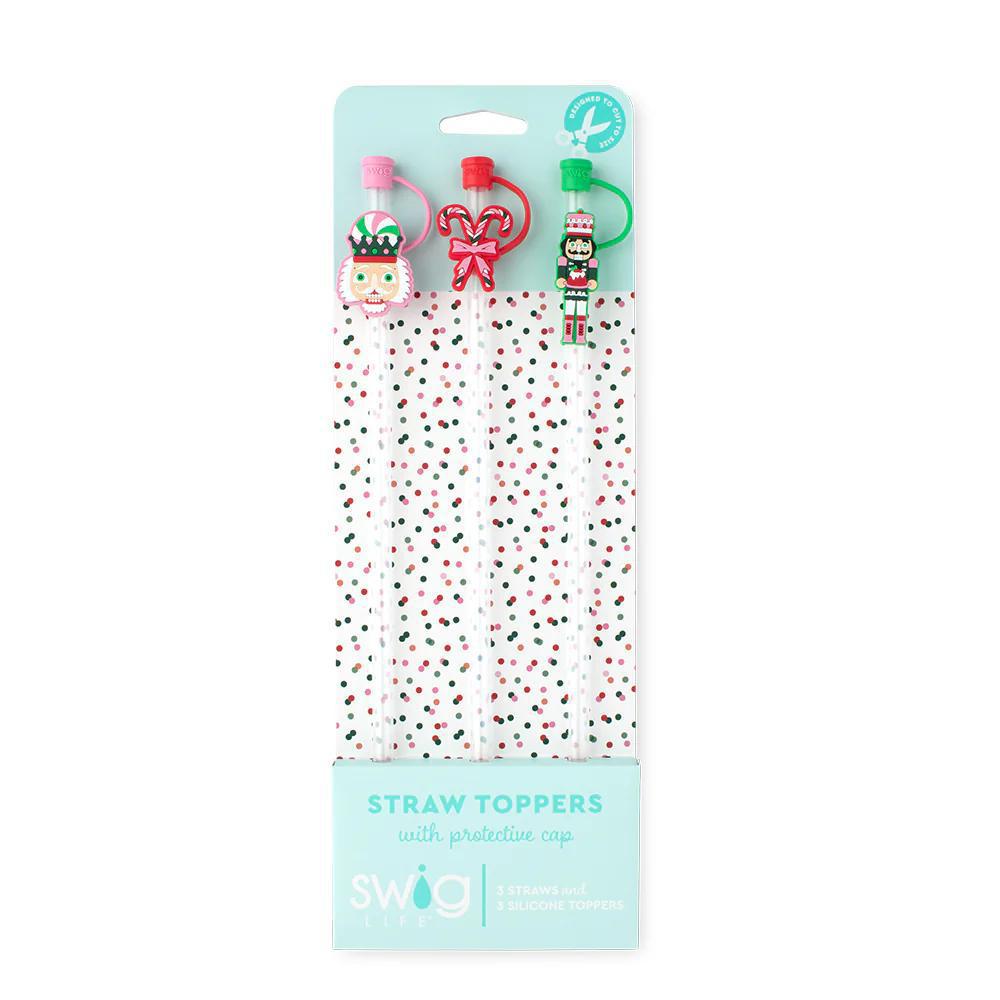 SWIG SUGAR PLUM STRAW TOPPER SET