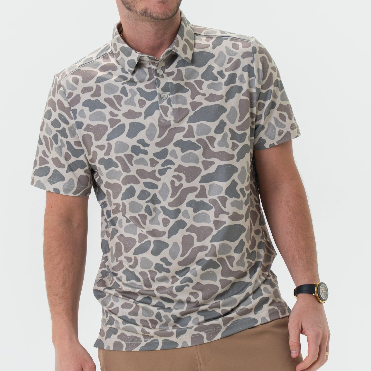 BURLEBO PERFORMANCE POLO CLASSIC DEER CAMO