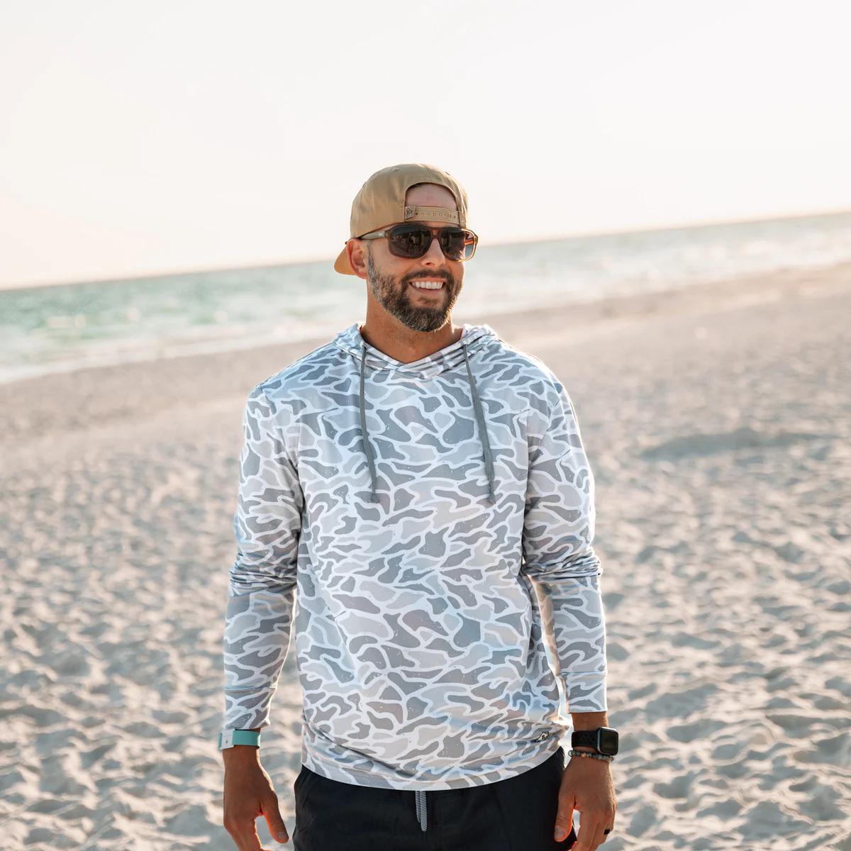 BURLEBO Performance Hoodie - White Camo