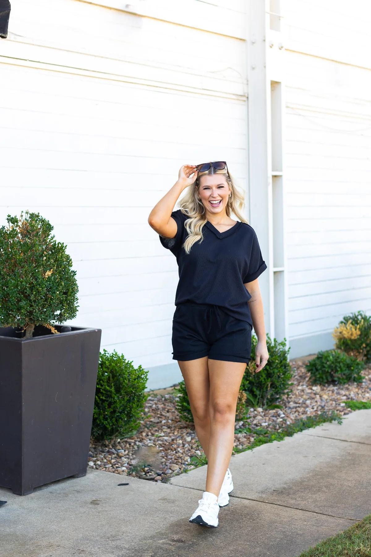 Waffle Knit Shorts