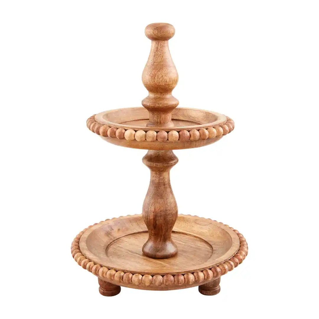 Mini Beaded Tiered Tray