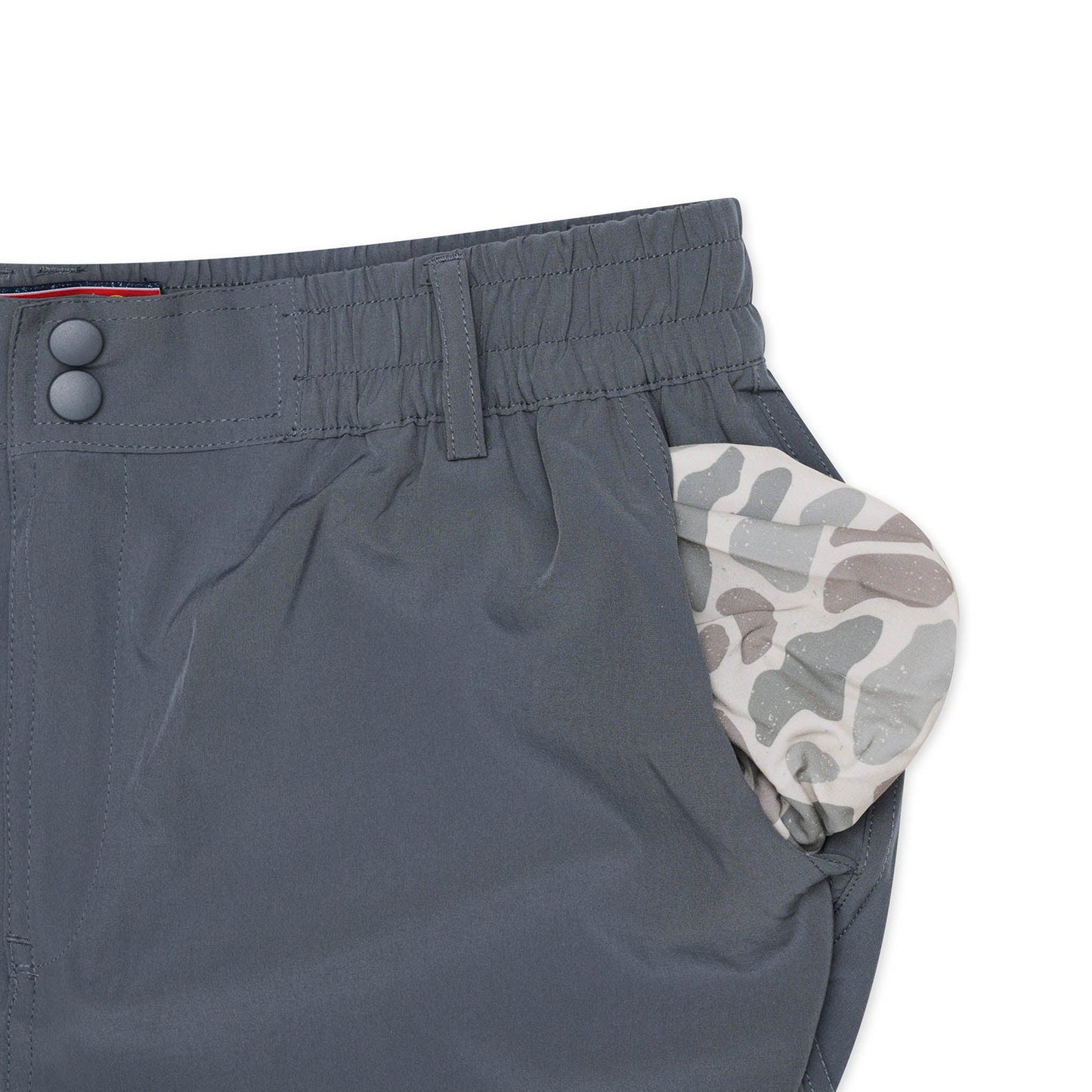 BURLEBO The Everyday Short 5.5" - River Rock Grey