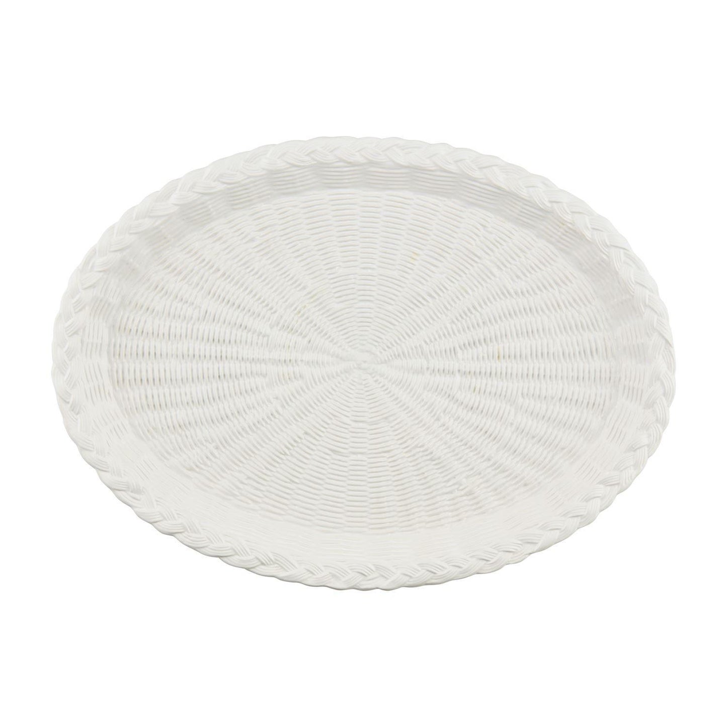 WOVEN STONEWARE PLATTER
