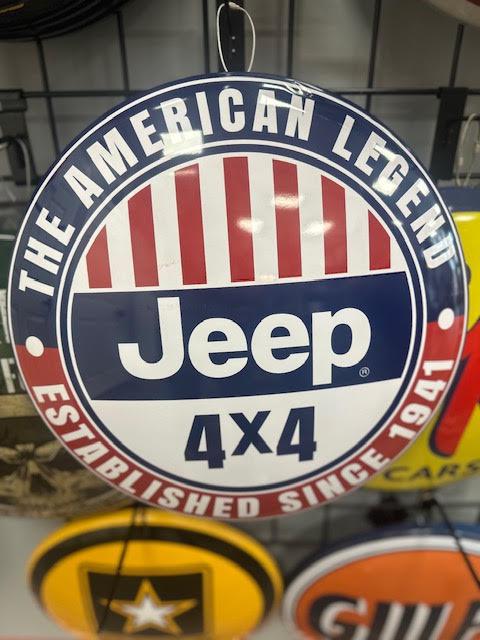 Round Button Man Cave Signs