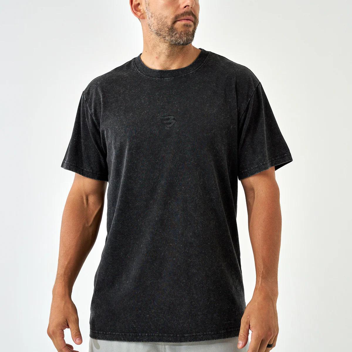 BURLEBO - Vintage Washed Tee - Black