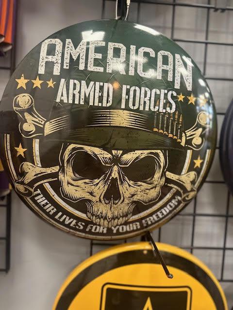Round Button Man Cave Signs