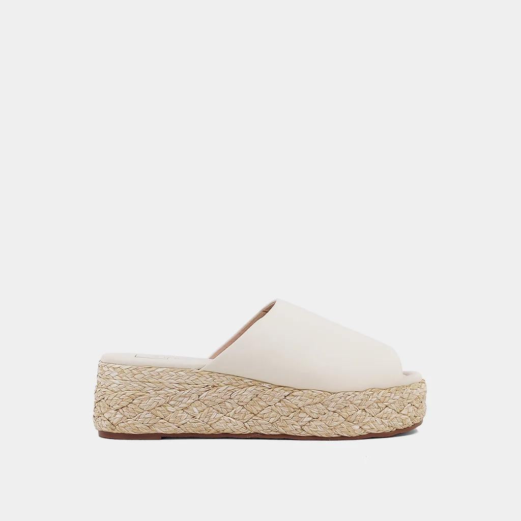ShuShop Lizzie Bone Woven Wedge Shoe