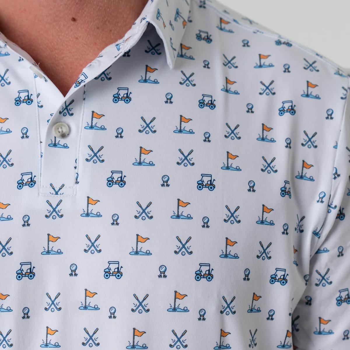 BURLEBO Performance Polo - Hole In One