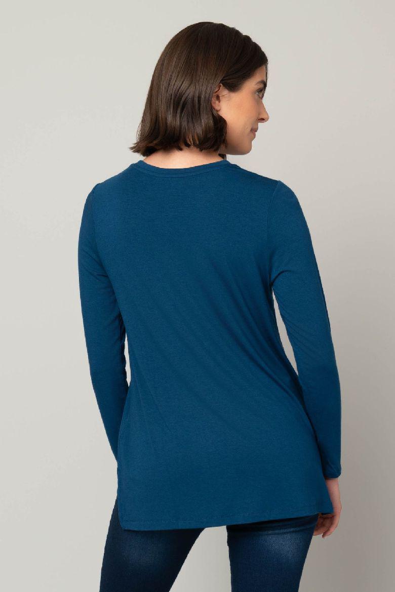 L/S Scoop Neck Tee - Liverpool - Royal Blue