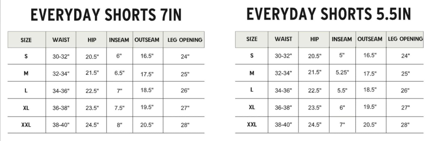 Everyday Short - 7" Cobblestone Khaki - Duck Hunt Pocket