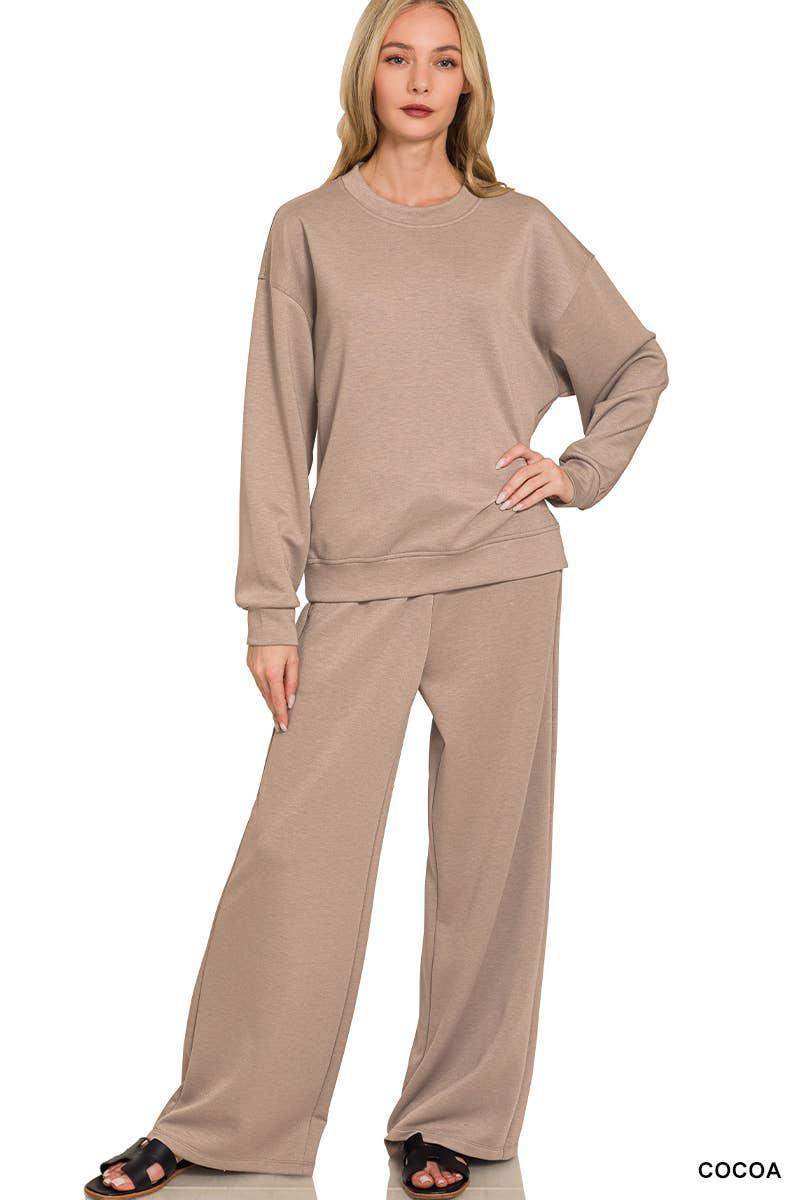 ZENANA Pullover & Pants 2 Piece Set