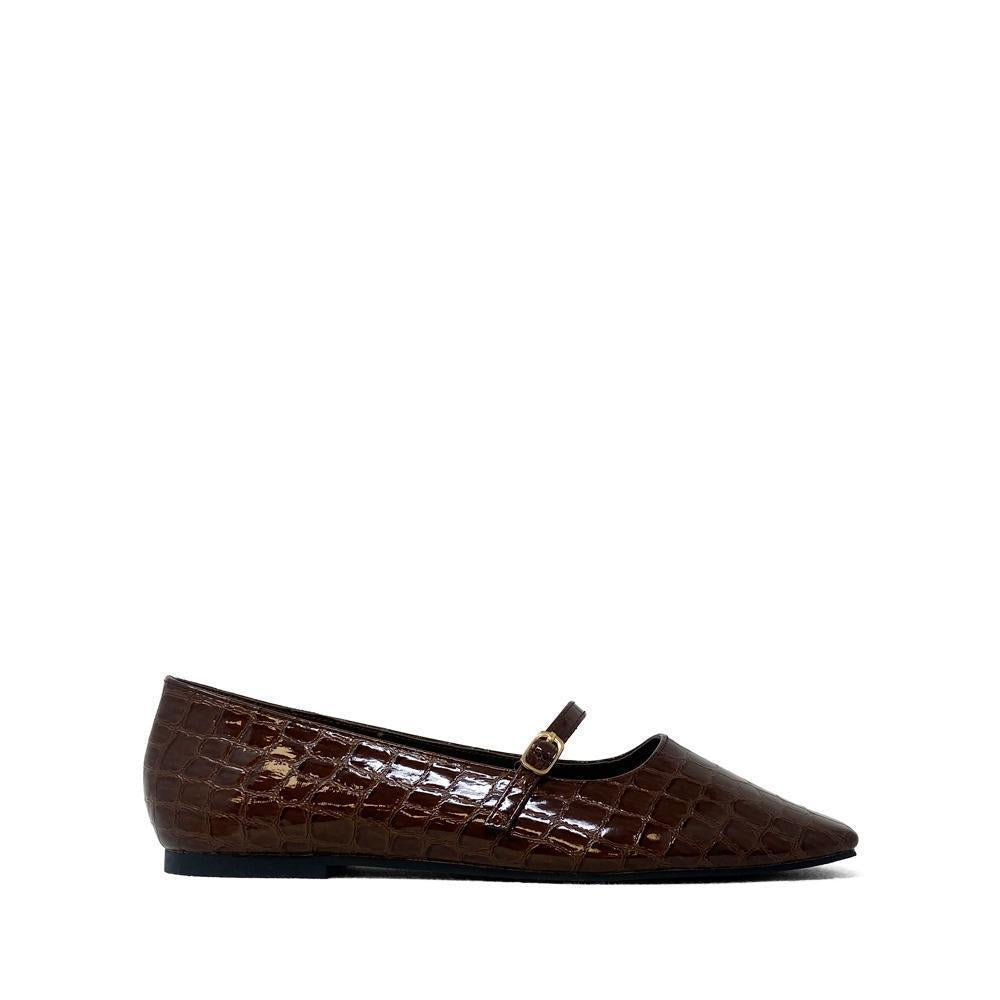 ShuShop Adele Brown Croco