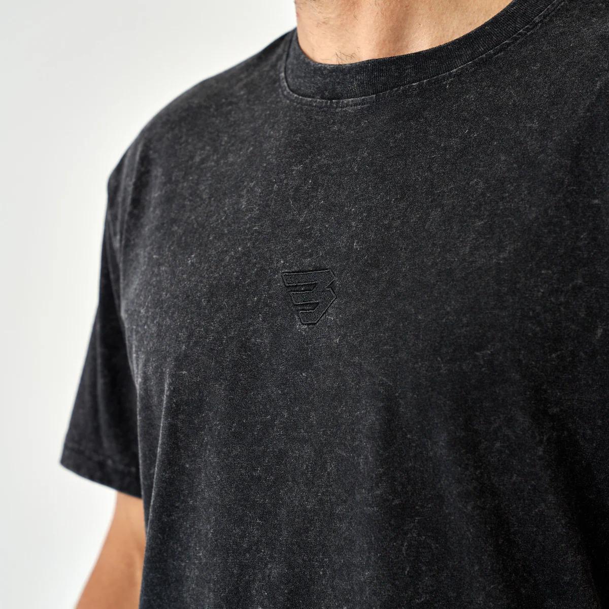 BURLEBO - Vintage Washed Tee - Black