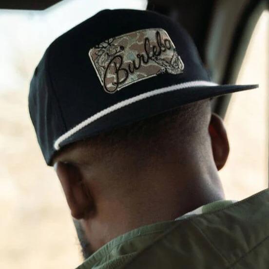 BURLEBO Black - Camo Patch Hat