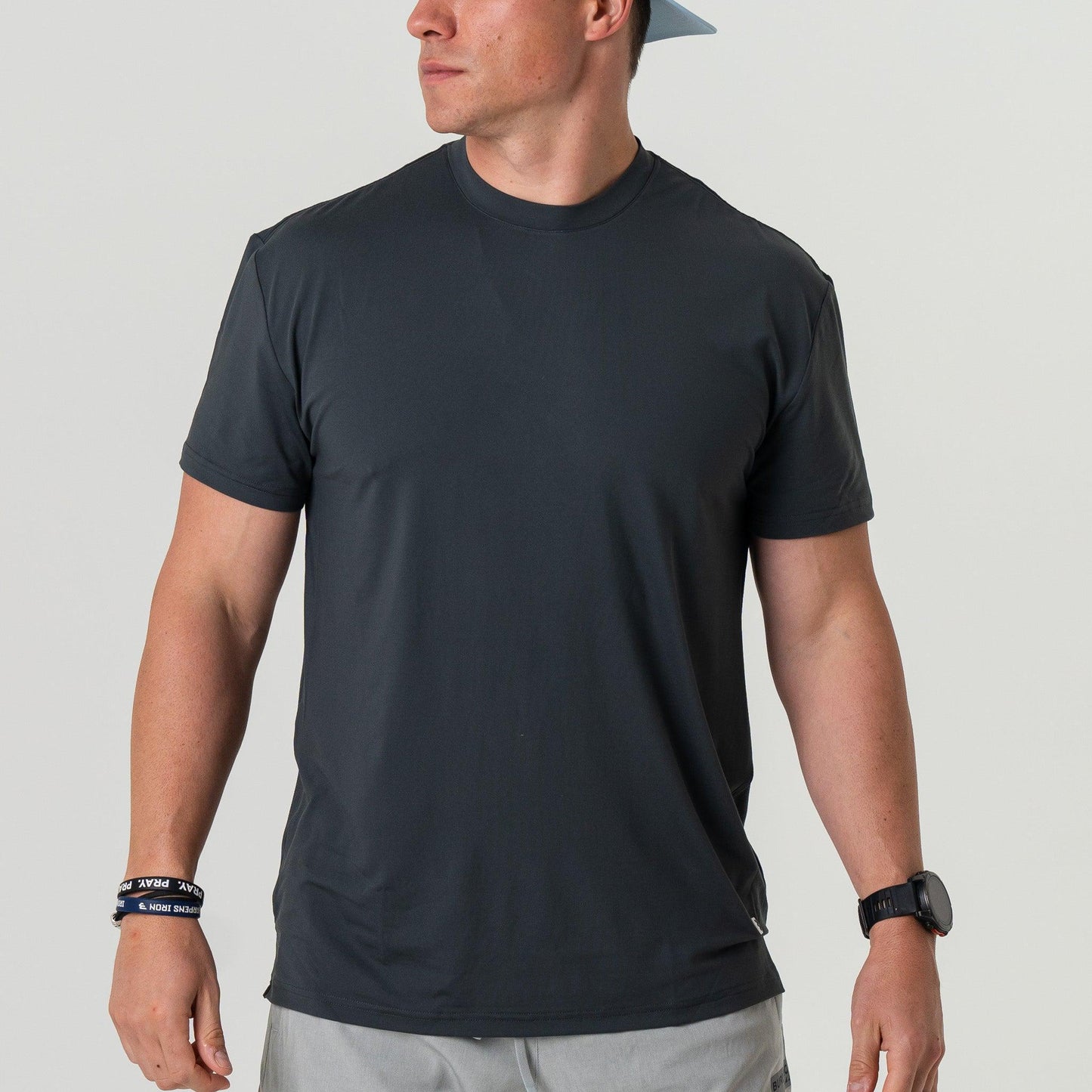 BURLEBO Go To Tee - Gun Metal Gray