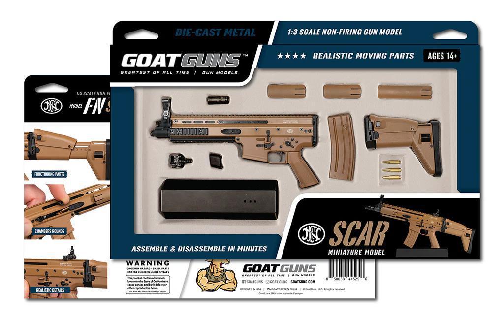 Goat Gun FN SCAR-L P90 Color: Brown