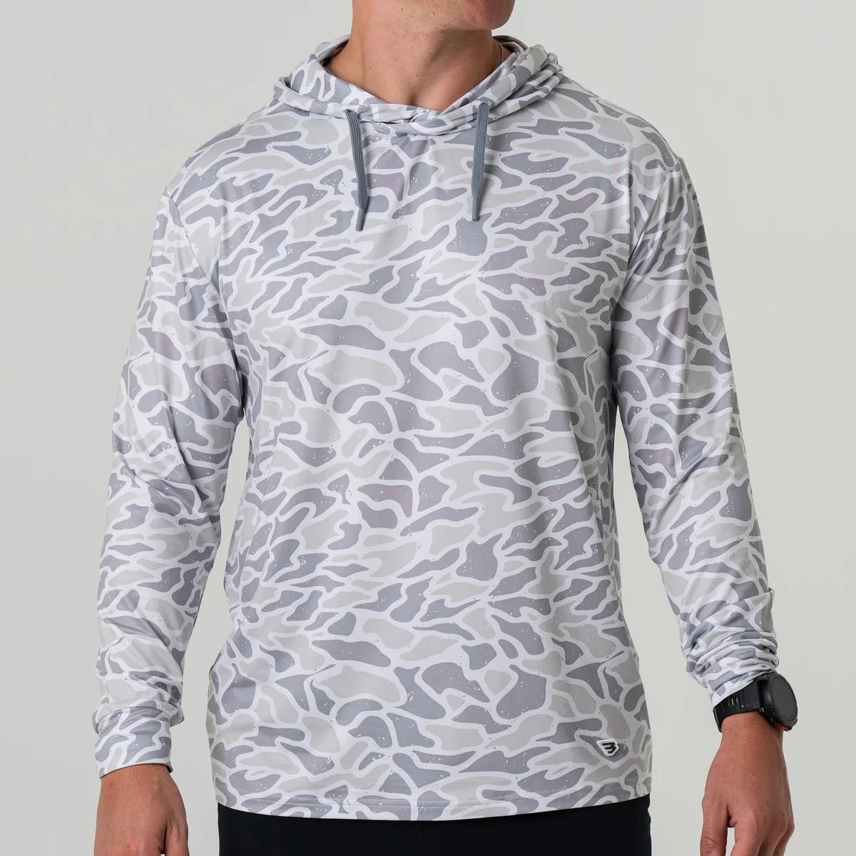 BURLEBO Performance Hoodie - White Camo