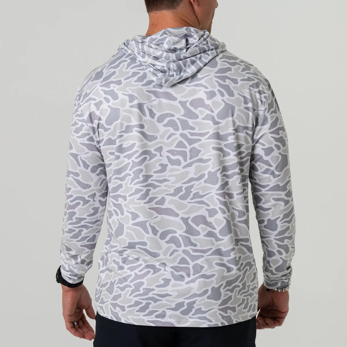 BURLEBO Performance Hoodie - White Camo