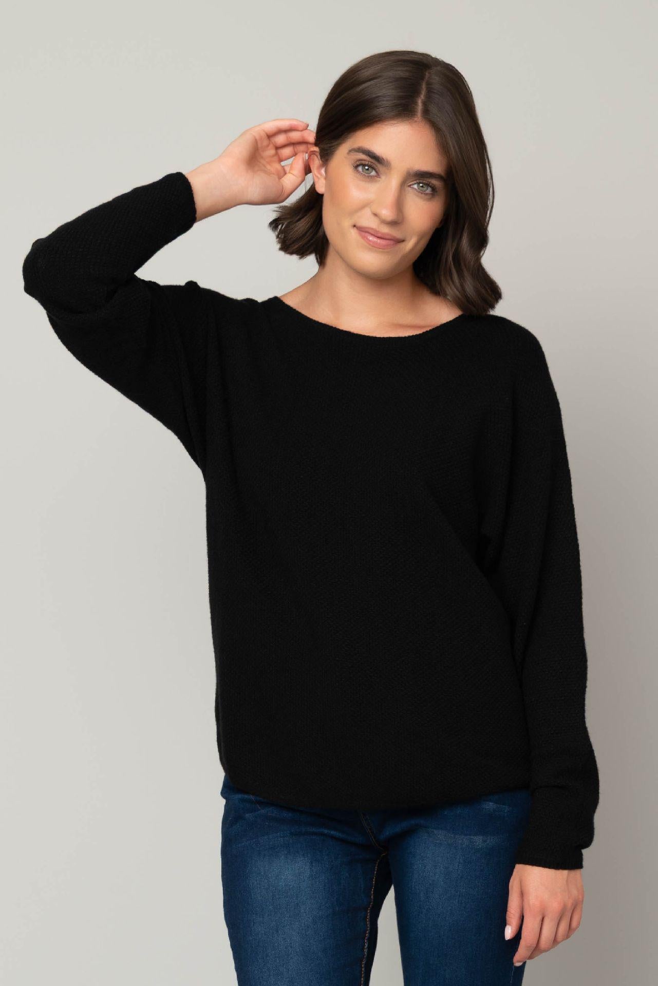 Seedstitch Crew Neck Sweater
