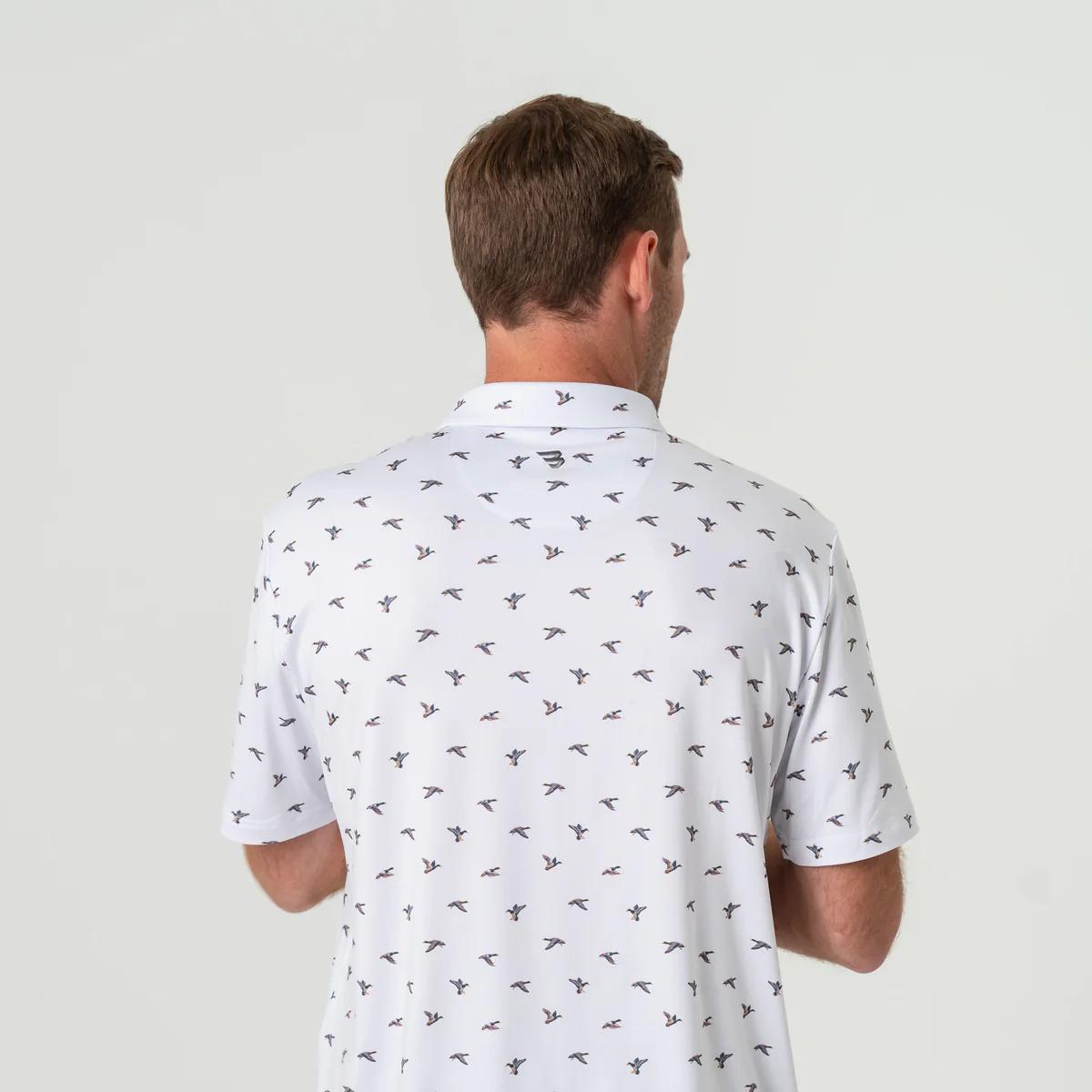 BURLEBO Performance Polo - Flying Ducks