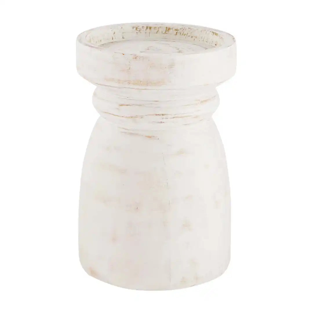 White Washed Candleholders