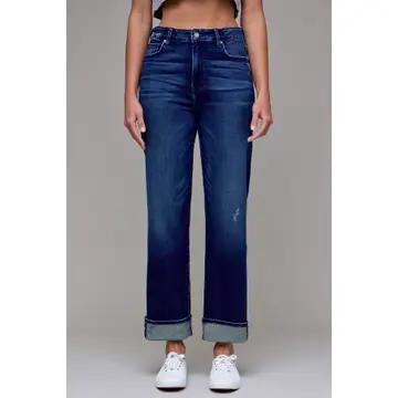 HIDDEN Cuffed Stretch 31" Inseam Straight Jean