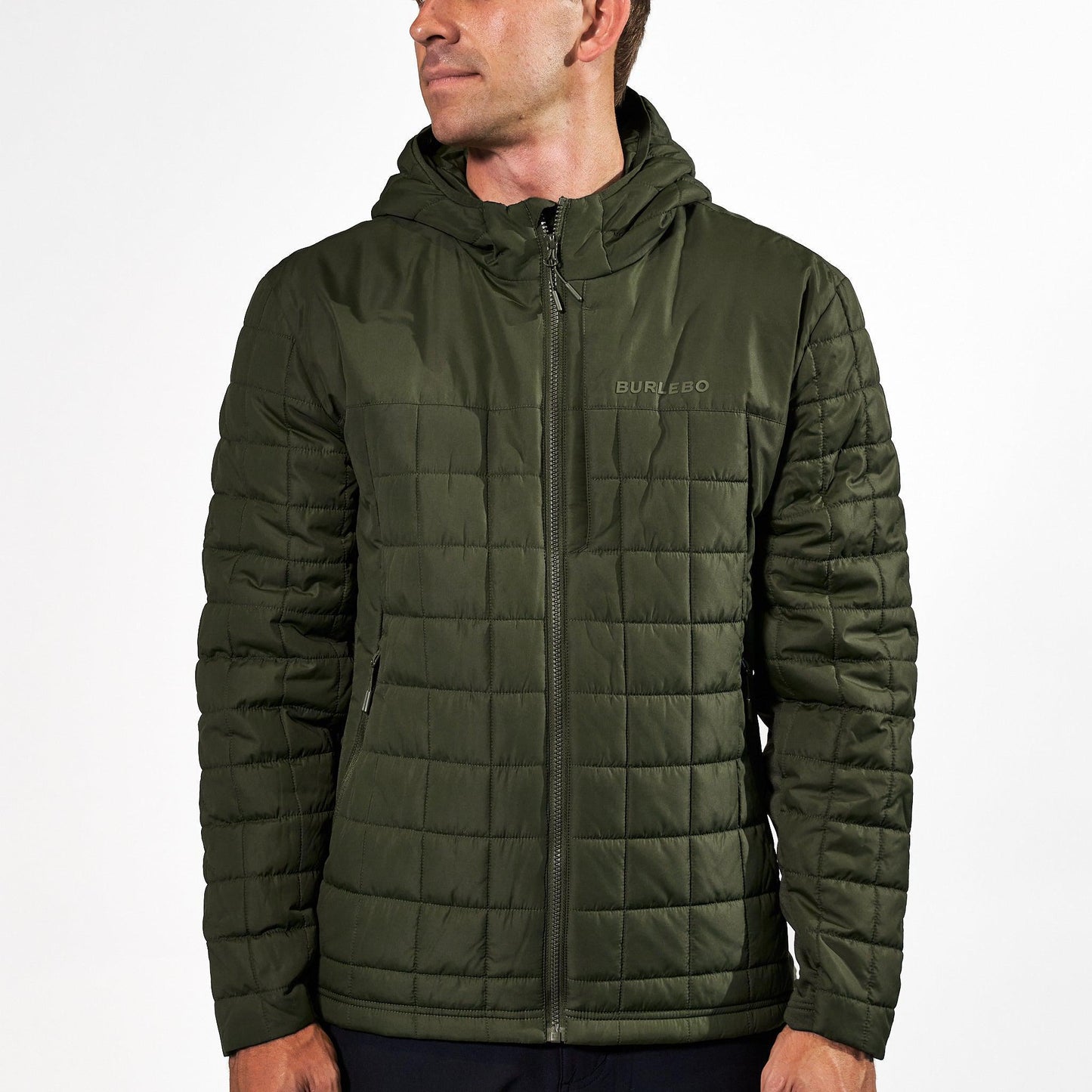 BURLEBO PUFFER JACKET MALLARD GREEN