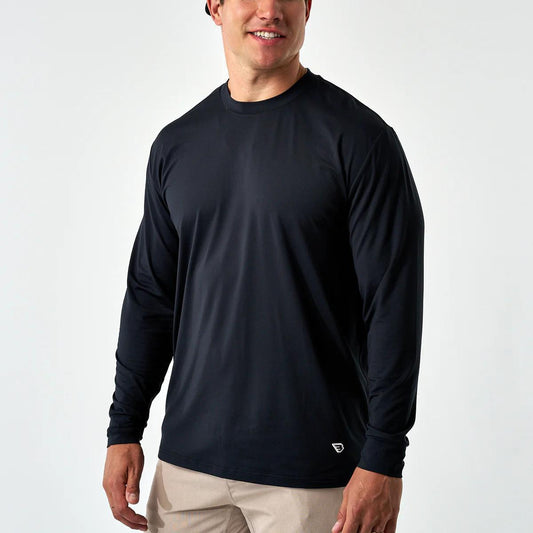 BURLEBO Long Sleeve Go To Tee - Black