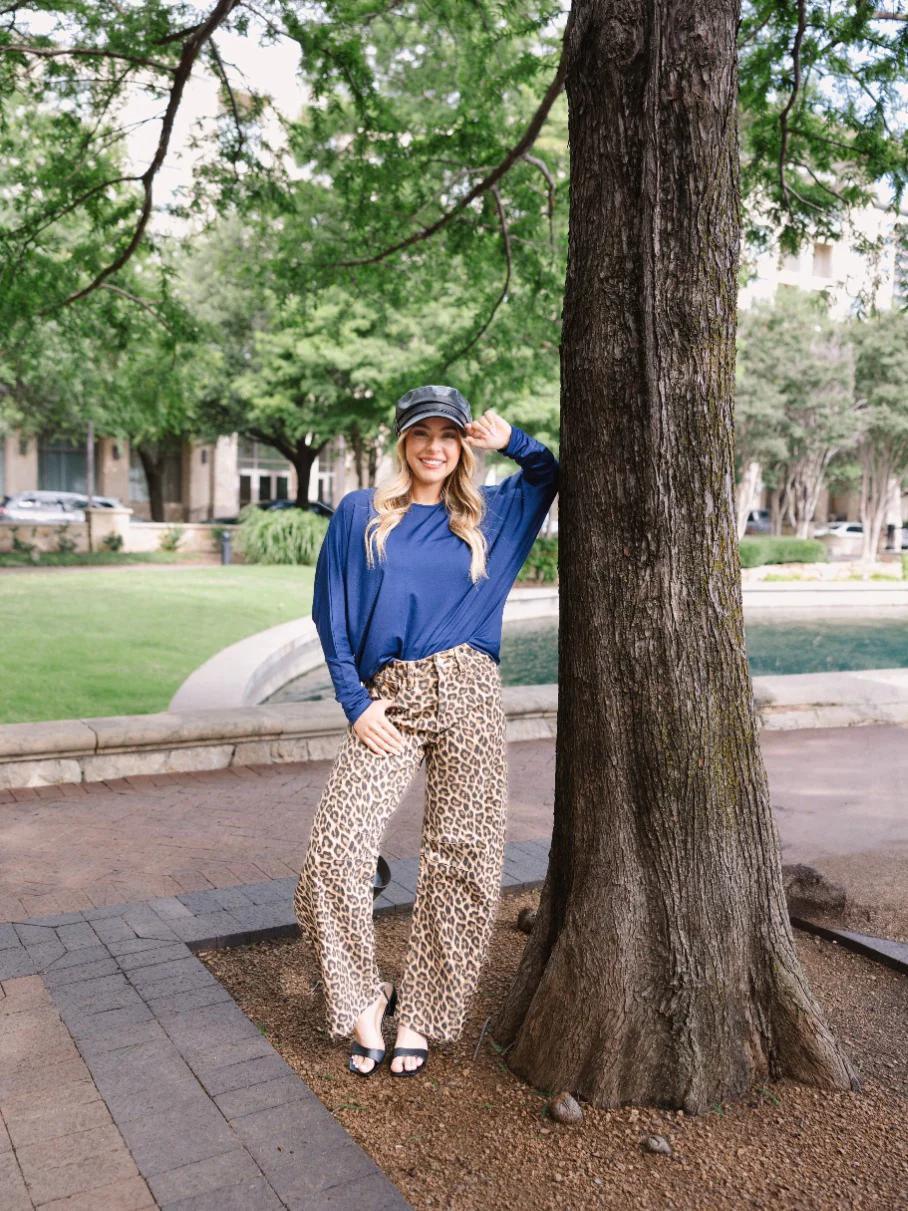 G&E Long-sleeve Crewneck, Navy