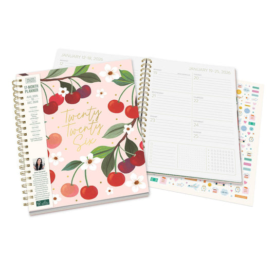 2026 Fruit & Flora Extra-Large Spiral Planner