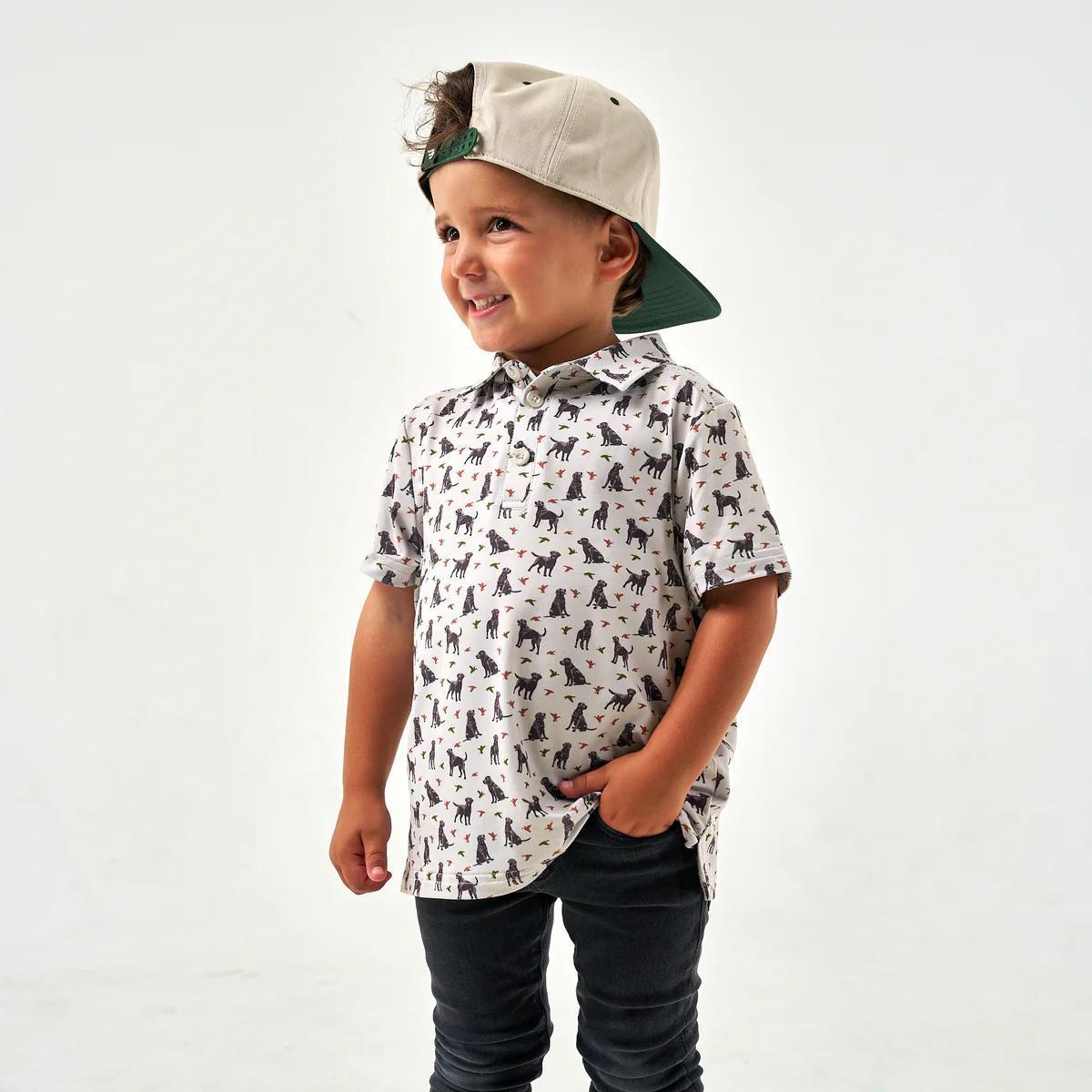 Burlebo -Youth - Performance Polo - Ducks And Dogs