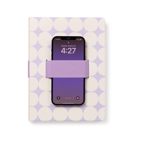 Darling Dots Casey Notebook with Phone Loop